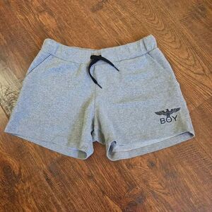 BOY London Metallic Shimmer Myriad Eagle Sweat Shorts